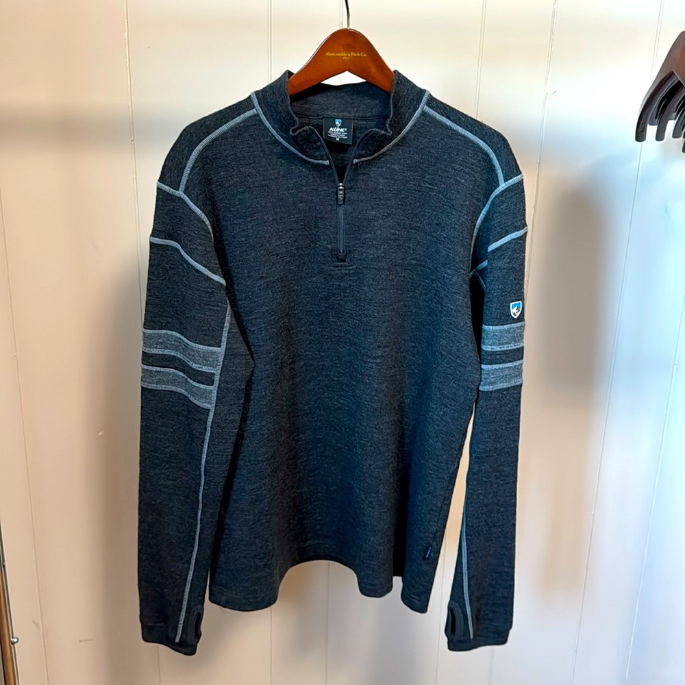 Kuhl Men’s INVIGORATR™ Merino Wool 1/4 zip - Men’s Medium